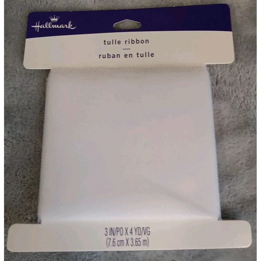 Hallmark White Tulle Ribbon 3